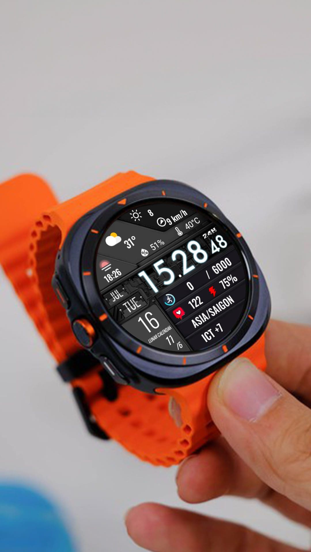 🔥 DEAL ALERT: N-SPORT705 Digital Information N-SPORT Watch Face is Now On Sale!